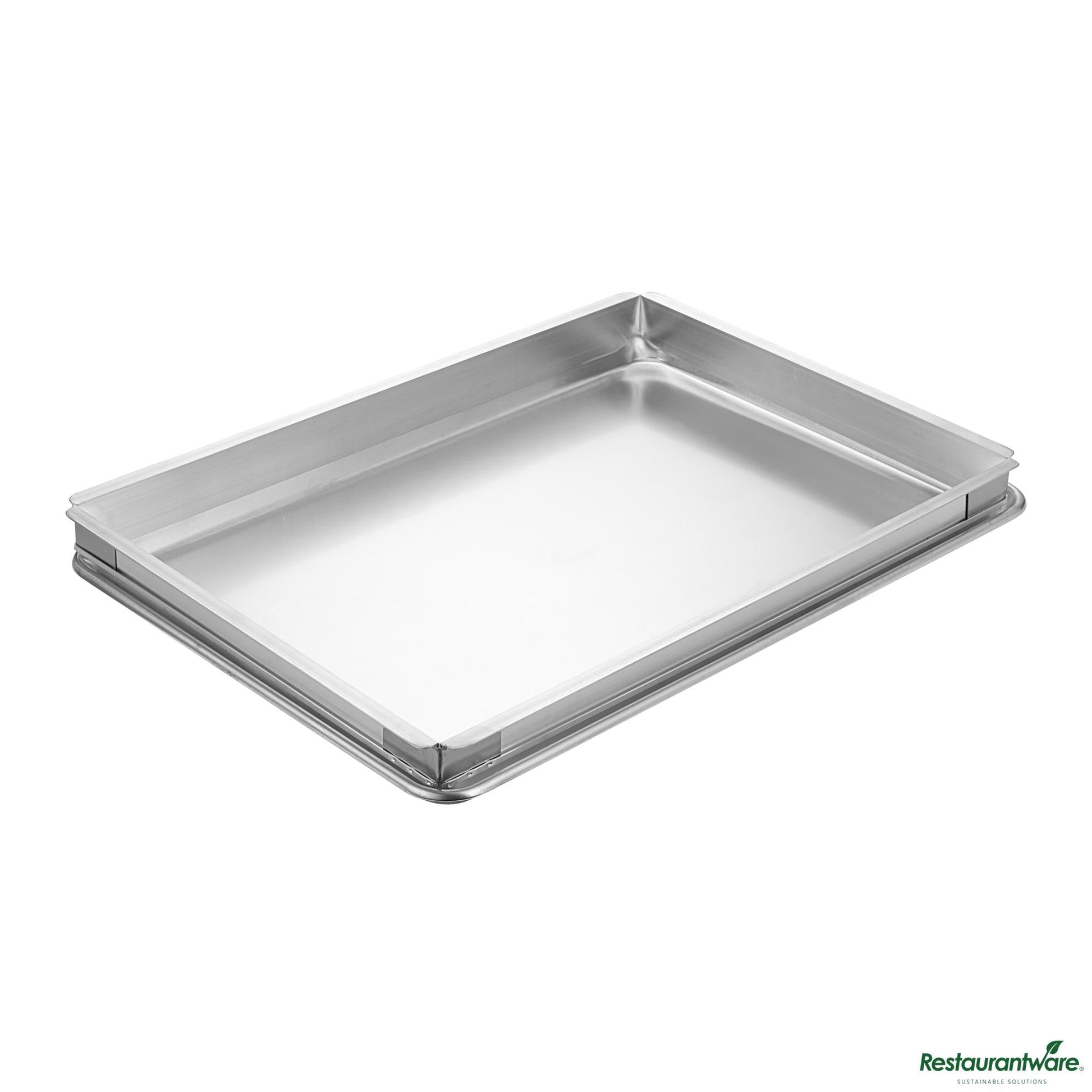 Wholesale Restaurantware Aluminum Full Size Sheet Pan Extender - 25.3"×17.5"×2"- Bulk