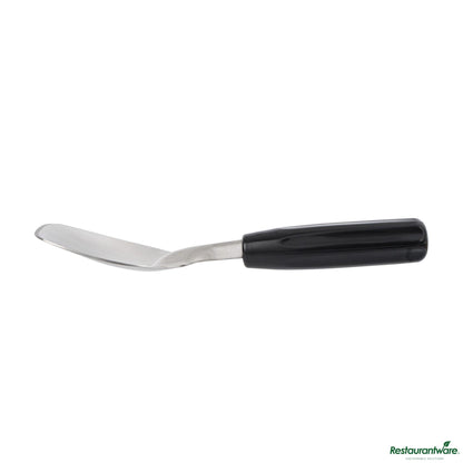 Wholesale Restaurantware Stainless Steel Ice Cream Spade - with Black Handle - 9.3"×2.8"×1.2"- Bulk