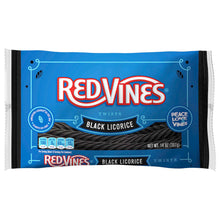 Wholesale Red Vines Chewy Black Licorice Twists, Laydown Bag 14 Oz- Bulk