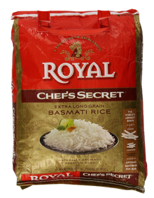 Wholesale Royal Chef Secret Extra Long Basmati Rice 10lb- Bulk