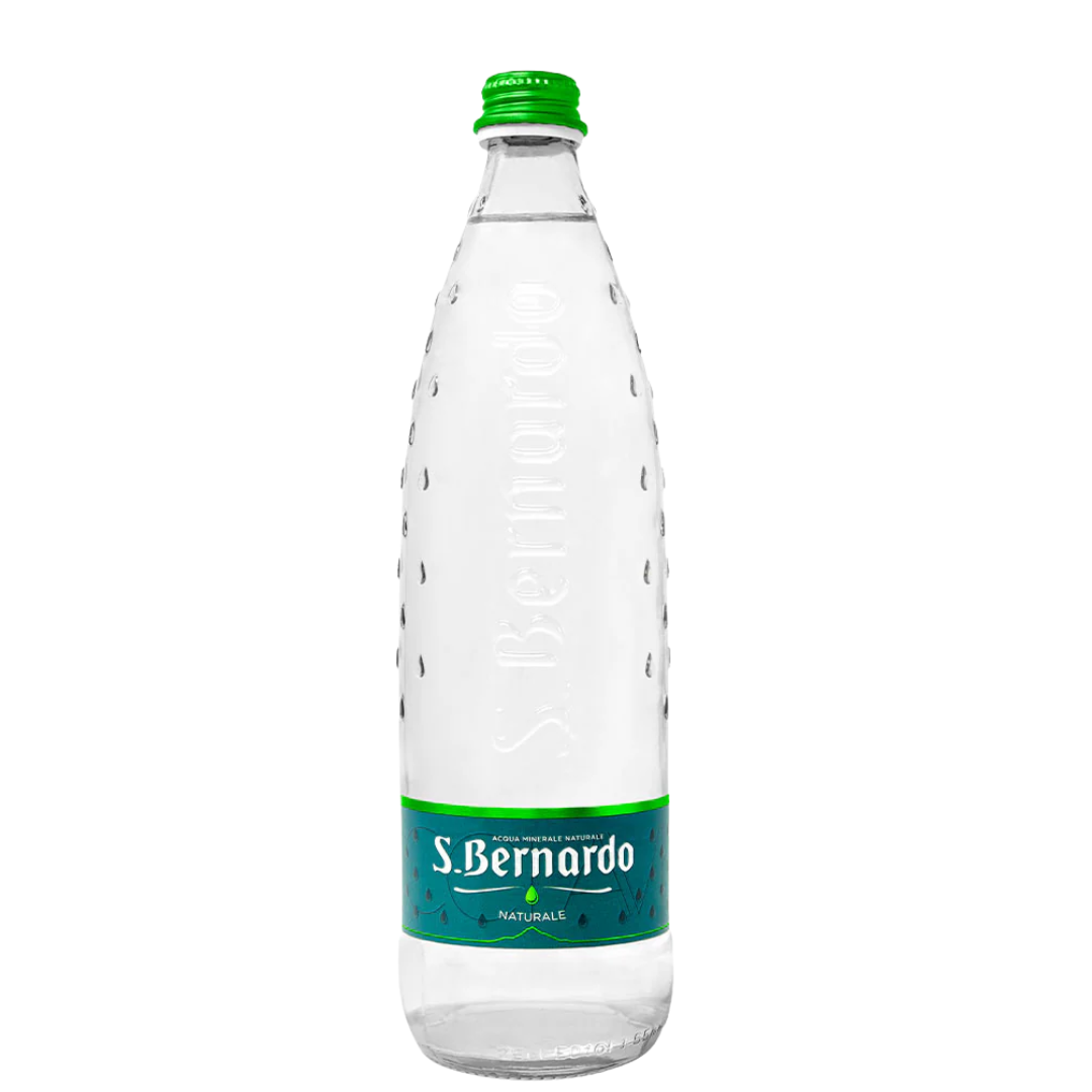 Wholesale S. Bernardo Natural Mineral Water - 33.8oz - Glass Bottle- Bulk