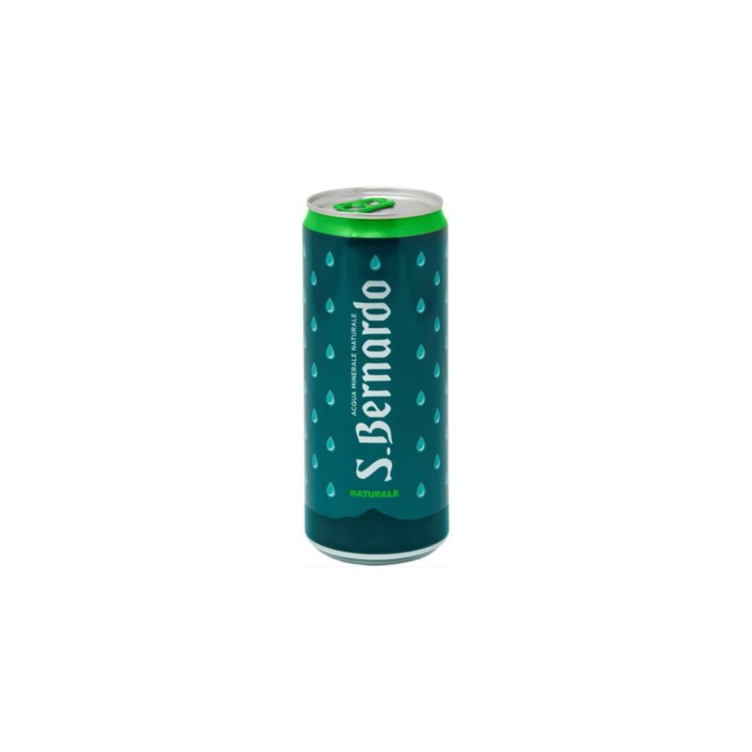 Wholesale S. Bernardo Natural Mineral Water - 330ml -Cans- Bulk
