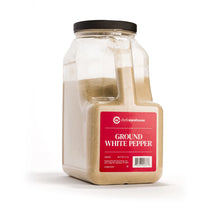 Wholesale BoxNCase Ground White Pepper 5lb- Bulk