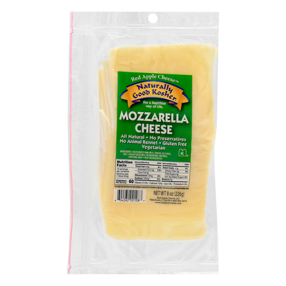 Wholesale Naturally Good Kosher Sliced Mozz- Bulk