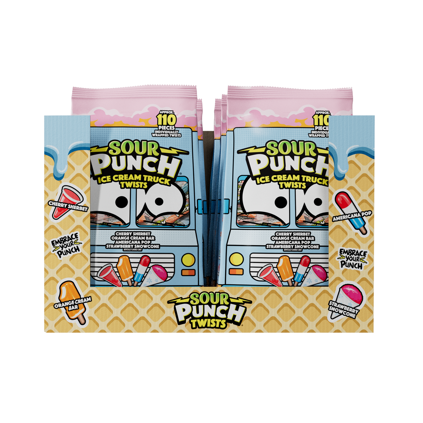 Wholesale Sour Punch Ice Cream Truck 3 Twists 24.5oz- Bulk