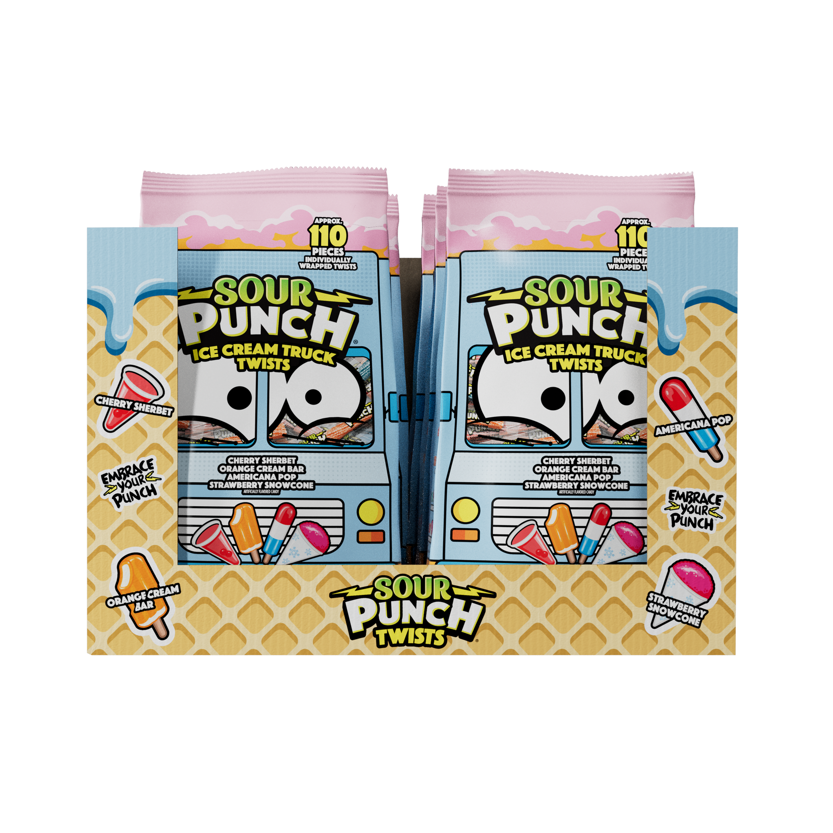 Wholesale Sour Punch Ice Cream Truck 3 Twists 24.5oz- Bulk