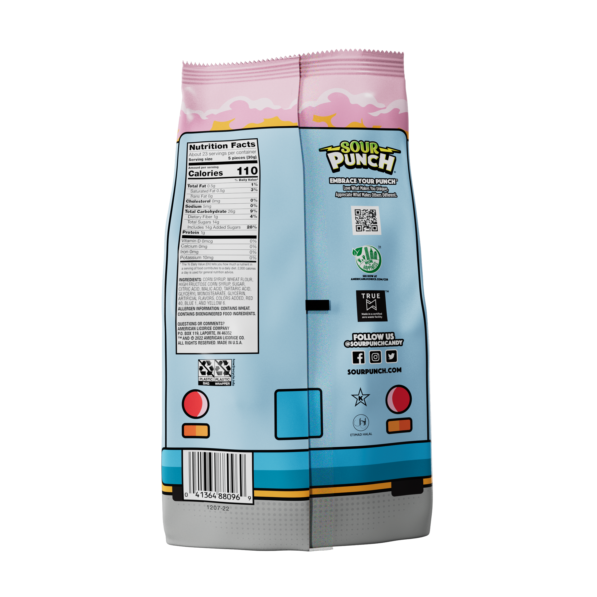 Wholesale Sour Punch Ice Cream Truck 3 Twists 24.5oz- Bulk
