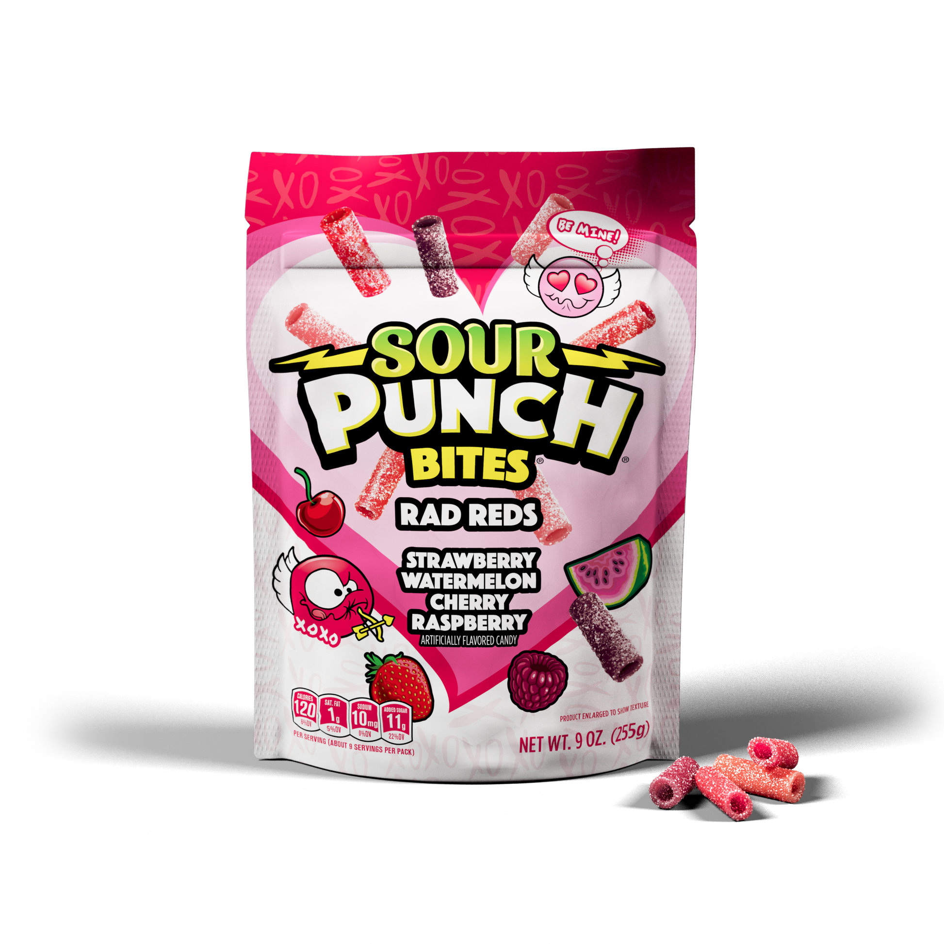 Wholesale Sour Punch Bites® Valentine's Day Rad Reds Candy 9oz- Bulk