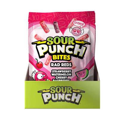 Wholesale Sour Punch Bites® Valentine's Day Rad Reds Candy 9oz- Bulk