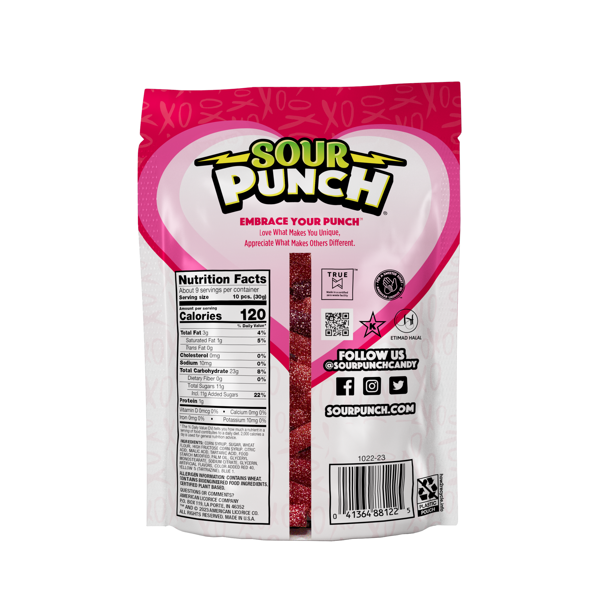 Wholesale Sour Punch Bites® Valentine's Day Rad Reds Candy 9oz- Bulk
