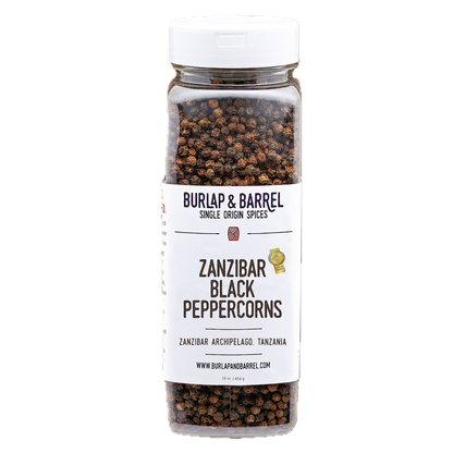 Wholesale Burlap & Barrel Whole Zanzibar Black Peppercorns 16oz- Bulk