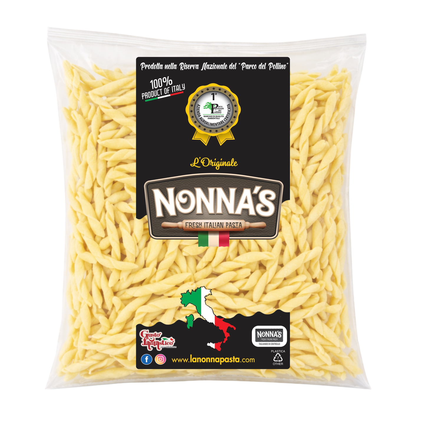 Wholesale Nonna's Fresh STROZZAPRETI Pasta- Bulk