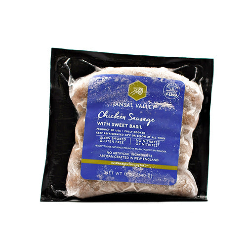 Wholesale Jansal Valley Sausage Chicken W Basil 12oz- Bulk
