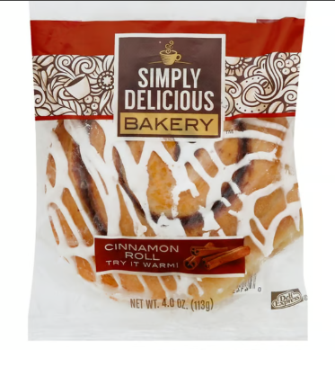 Wholesale Simply Del. Case Cinnamon Roll- Bulk