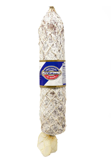 Wholesale Molinari Soppressata Salami Salame 7 x 4 LB: Authentic Italian Delicacy- Bulk