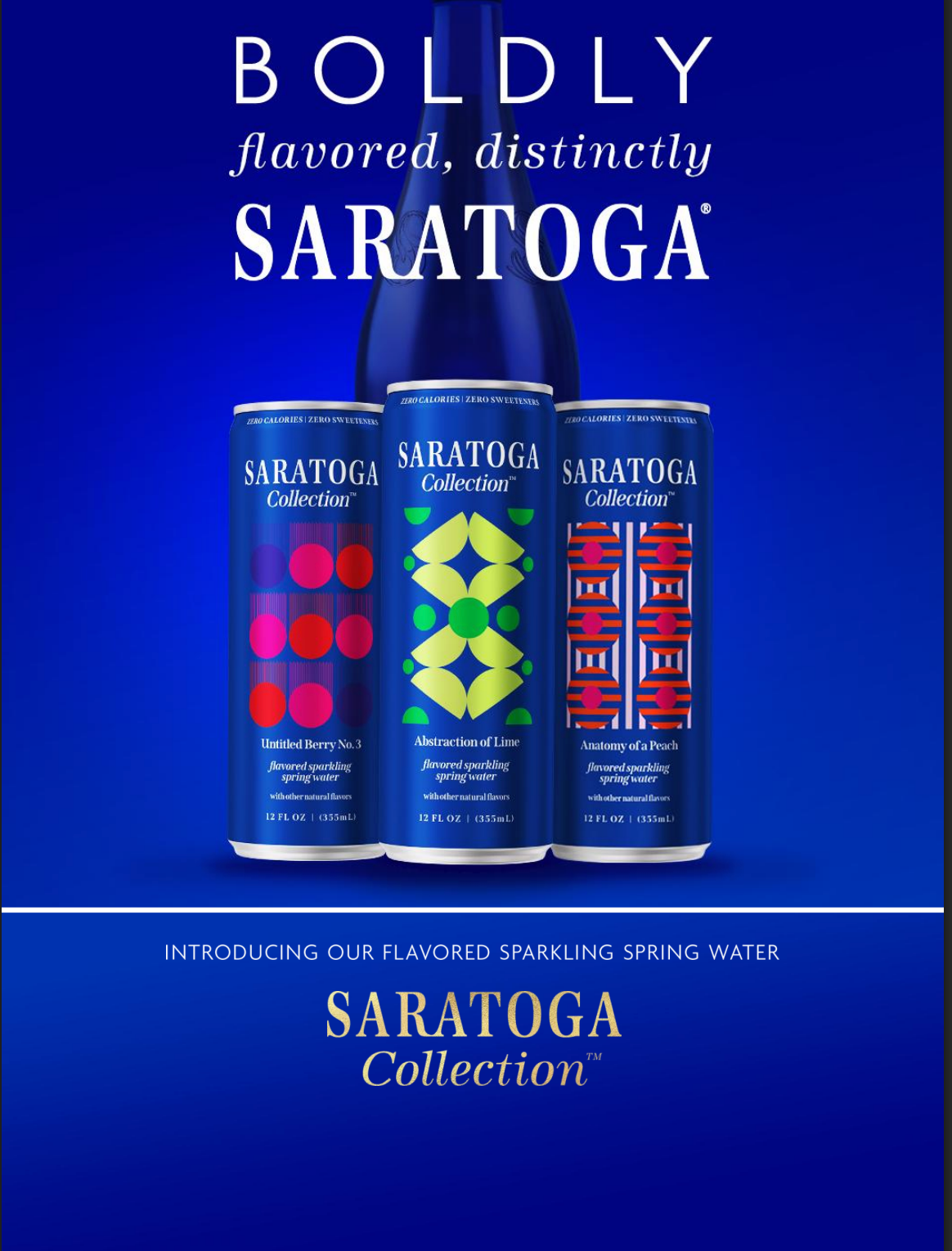 Wholesale Saratoga Collection, Peach Flavored Sparkling Water, Anatomy of a Peach, 12 fl oz (Case of 24)- Bulk