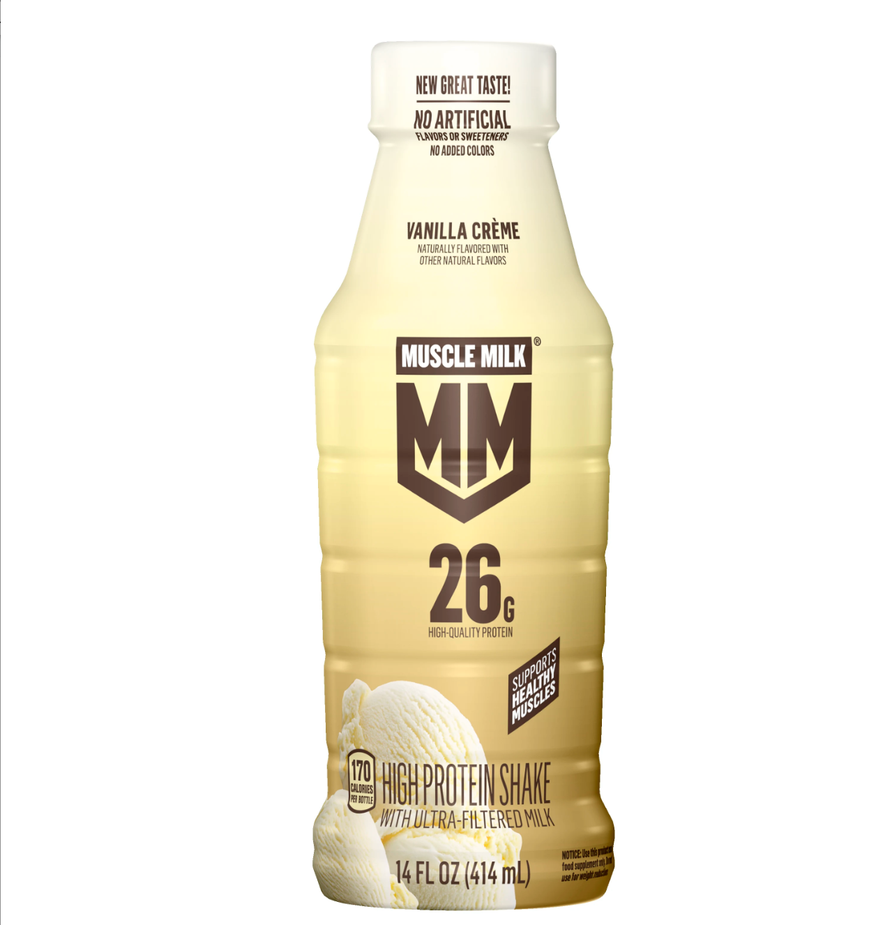 Wholesale Muscle Milk 12/14Oz Vanilla Creame- Bulk