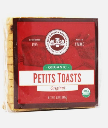 Wholesale Les Trois Organic Petit Toast- Bulk