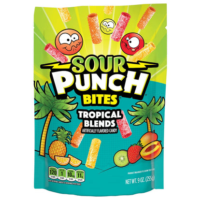 Wholesale Sour Punch Bites® Tropical Blends 9oz- Bulk