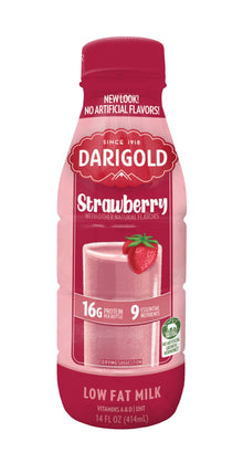 Wholesale Darigold 12/14 Oz Strawberry 1%- Bulk