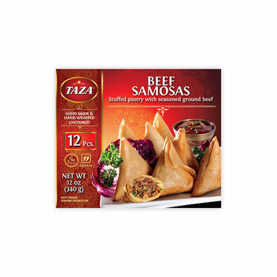 Wholesale Taza Foods Beef Samosa 340g- Bulk
