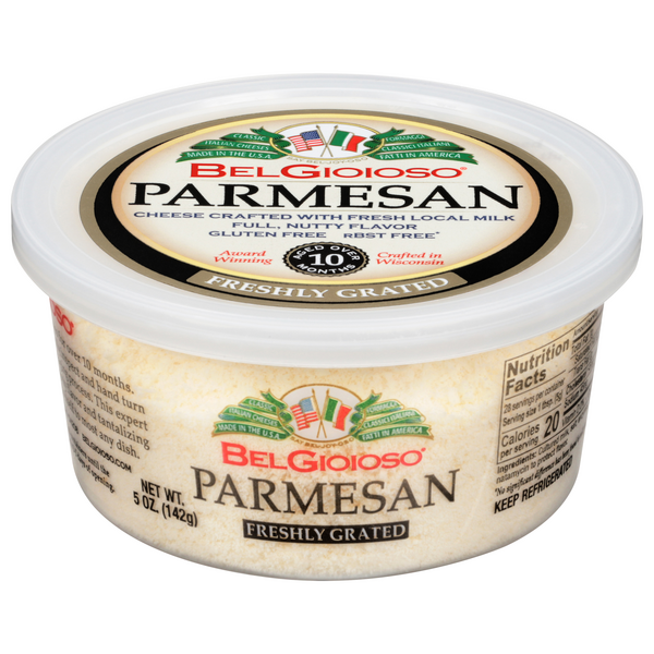 Wholesale Bel Gioioso Grated Parmesan- Bulk