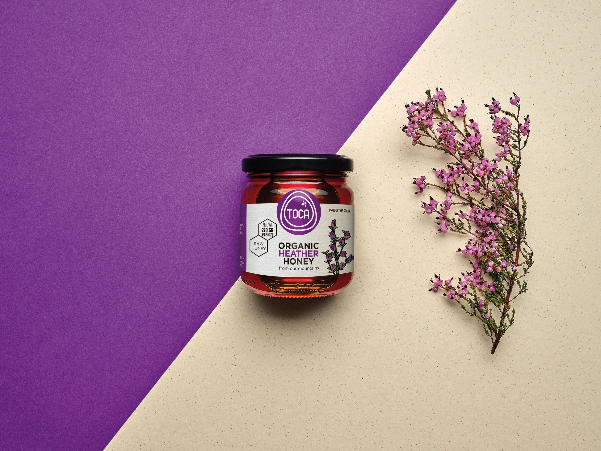 Wholesale Toca Organic Heather Honey . .- Bulk