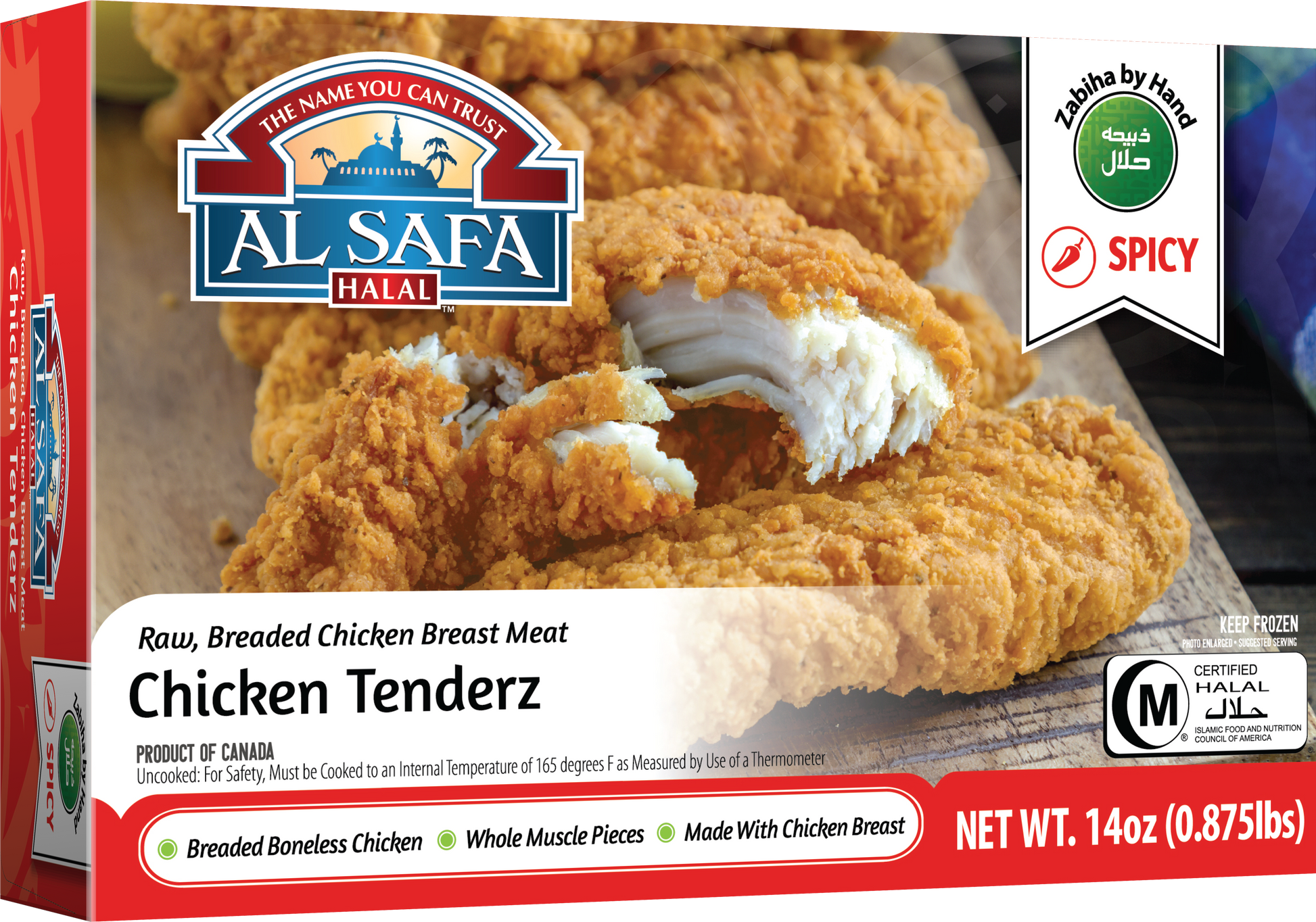Wholesale Al Safa Halal Chicken Tenderz 14oz- Bulk