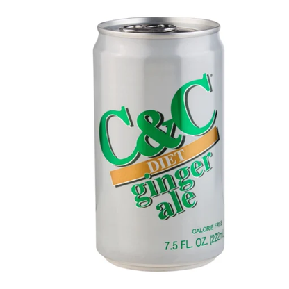 Wholesale C & C Case Diet Ginger Ale- Bulk