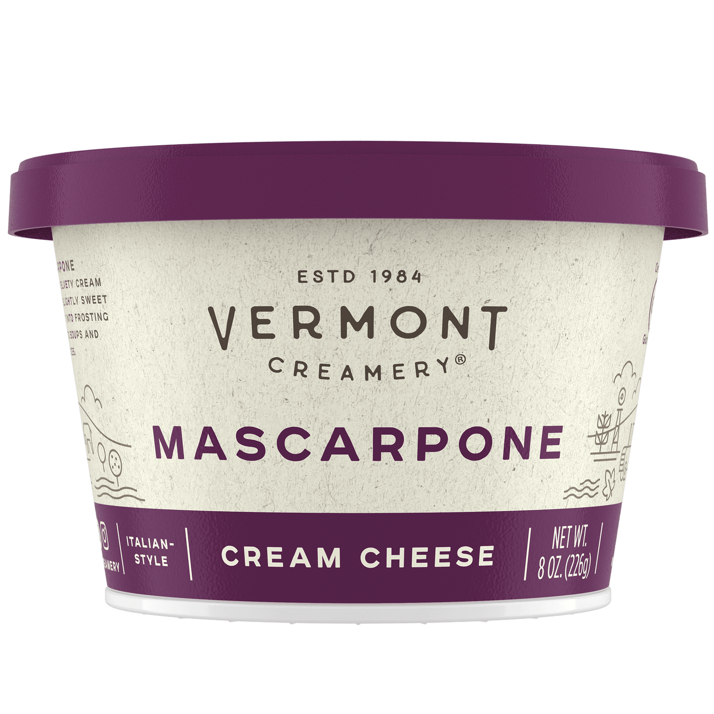 Wholesale Mascarpone creamery 8 OZ- Bulk