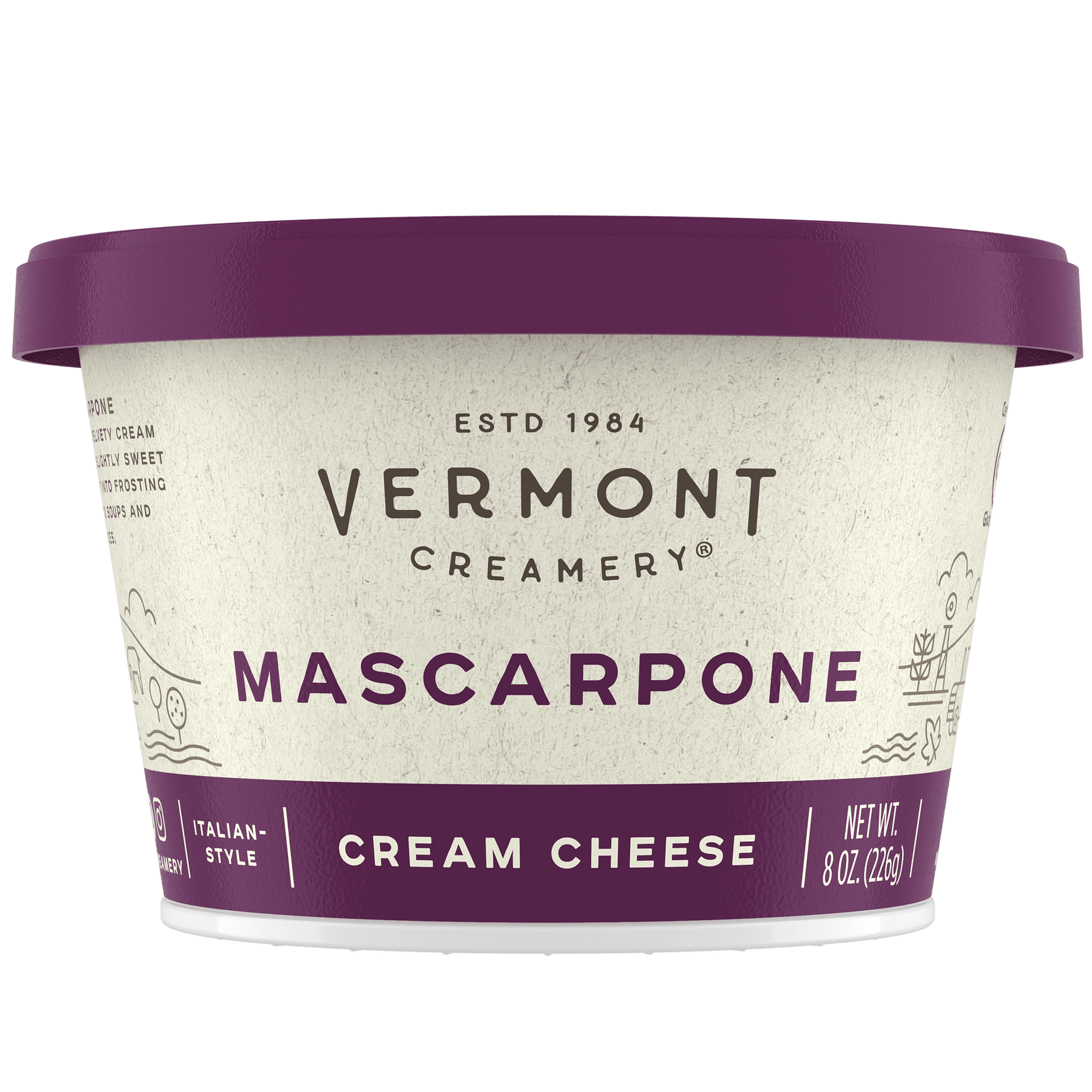 Wholesale Mascarpone creamery 8 OZ- Bulk