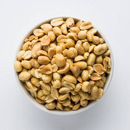 Wholesale BoxNCase Skin Off, Unsalted, Blanched & Roasted Peanuts 5lb- Bulk
