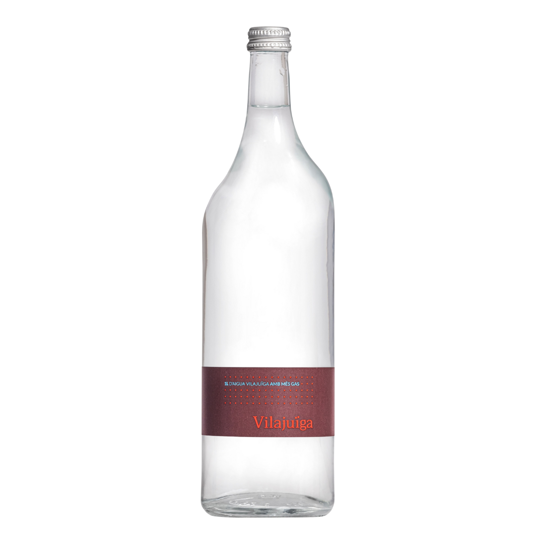 Wholesale Vilajuiga Natural Sparkling Mineral Water 1L | Glass Bottles- Bulk