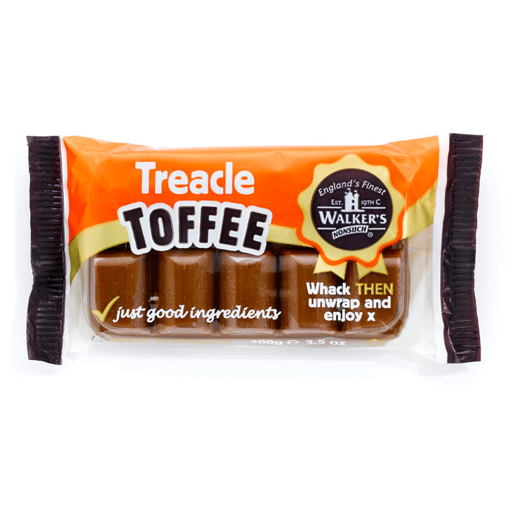 Wholesale Walker's Nonsuch Tray, Treacle Bars 3.5oz (100g)- Bulk