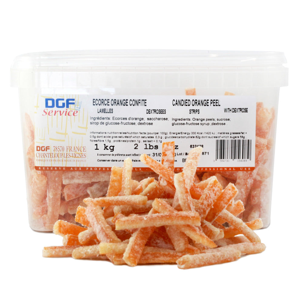 Wholesale Dgf Dextrose Orange Pee Strip | 2.2 lb- Bulk