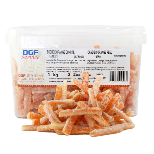 Wholesale Dgf Dextrose Orange Pee Strip | 2.2 lb- Bulk