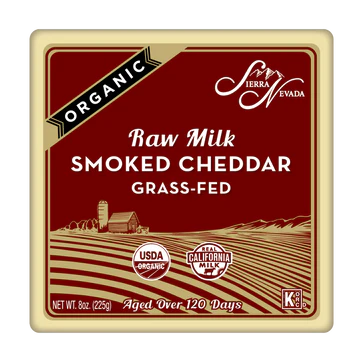 Wholesale Sn Org. Raw White Smoked Ched 12/8O- Bulk