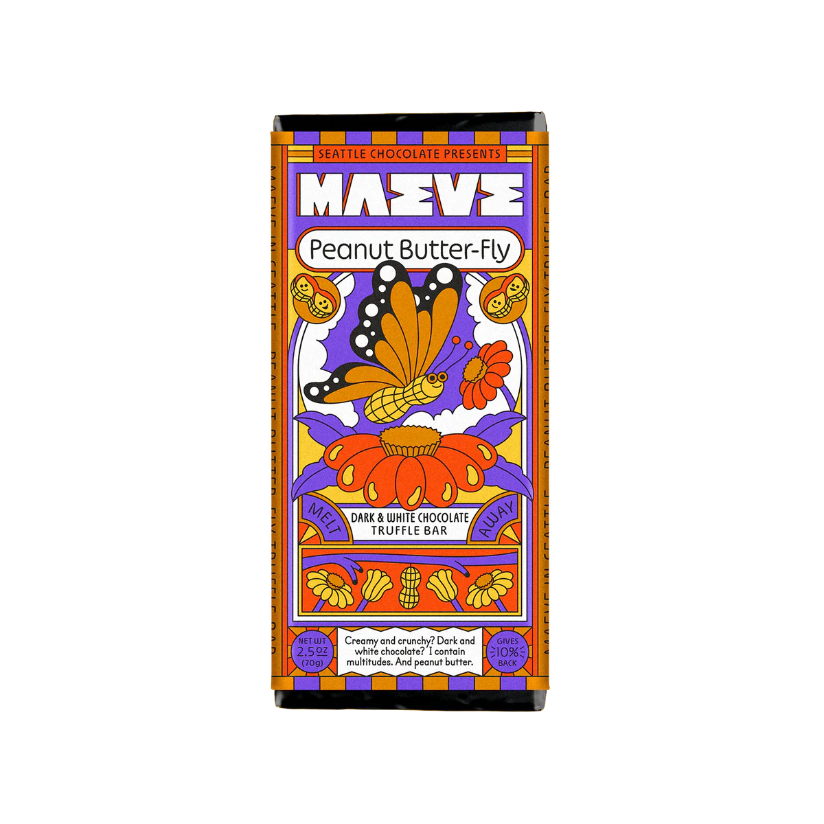 Wholesale Maeve Peanut Butter Fly Truff Bar- Bulk