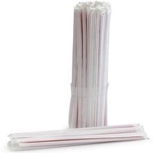 Wholesale BoxNCase Case 10.25In Individually Wrapped Red Straws- Bulk
