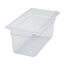 Wholesale Winco Each Clear Plastic Food Pan 1/3 Sized 6 Inch Deep- Bulk