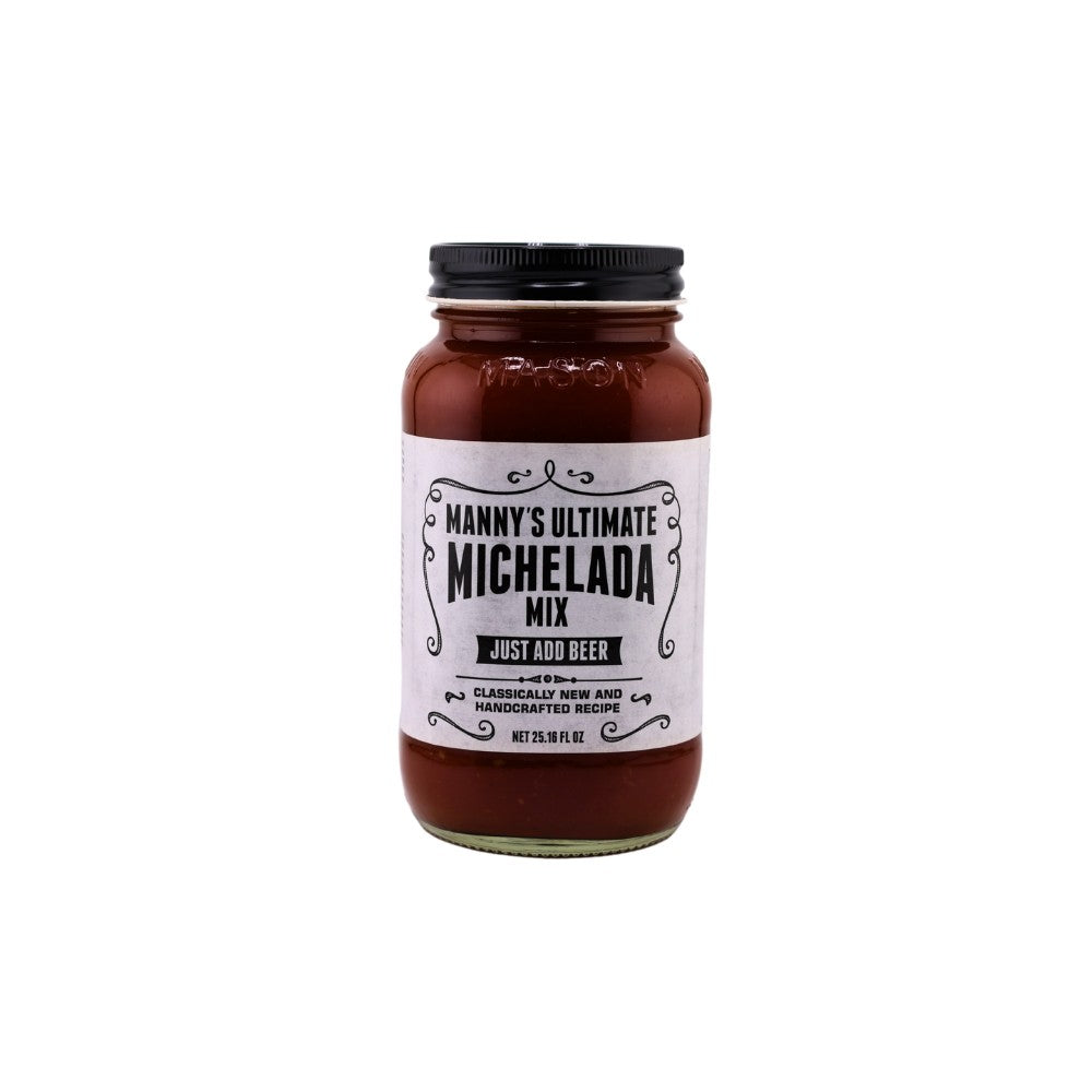Wholesale Manny'S Case Non-Alcoholic Michelada Mix In Mason Jar- Bulk