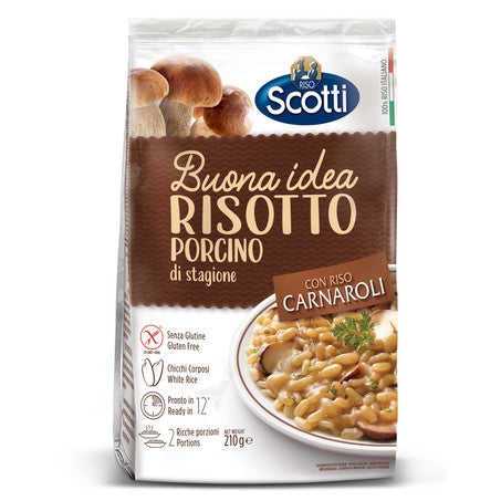 Wholesale Scotti Case Ready Risotto Porcini Mushrooms- Bulk