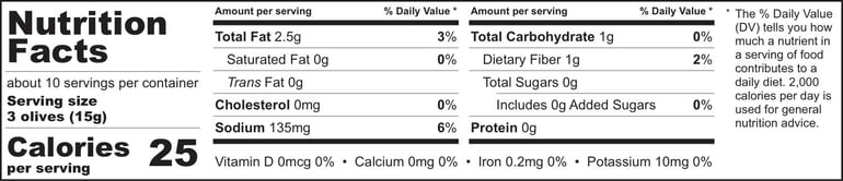 Wholesale Divina Pitted Grilled Green Olives- Bulk