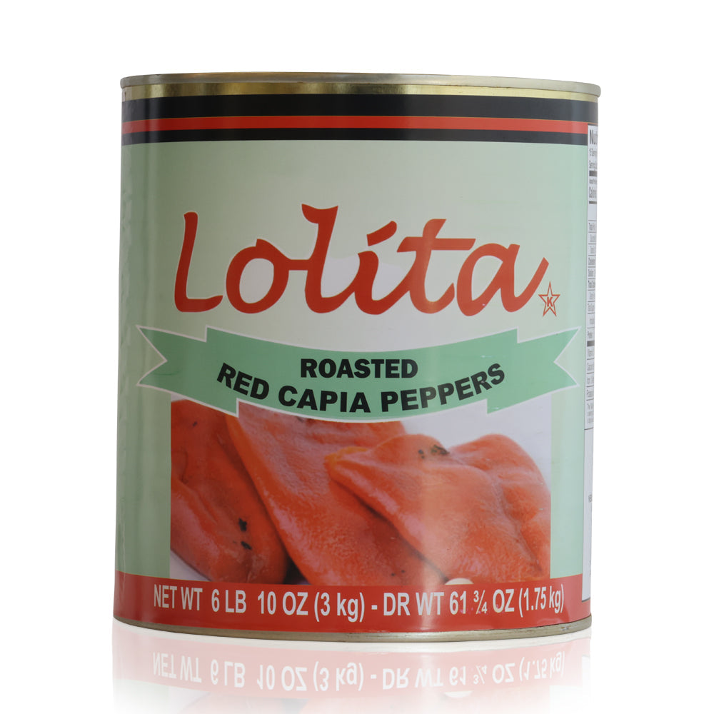 Wholesale Lolita Roasted Capia Peppers | #10 cans- Bulk