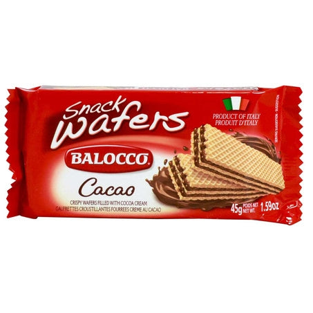 Wholesale Balocco Each Chocolate Snack Wafer Cookie- Bulk