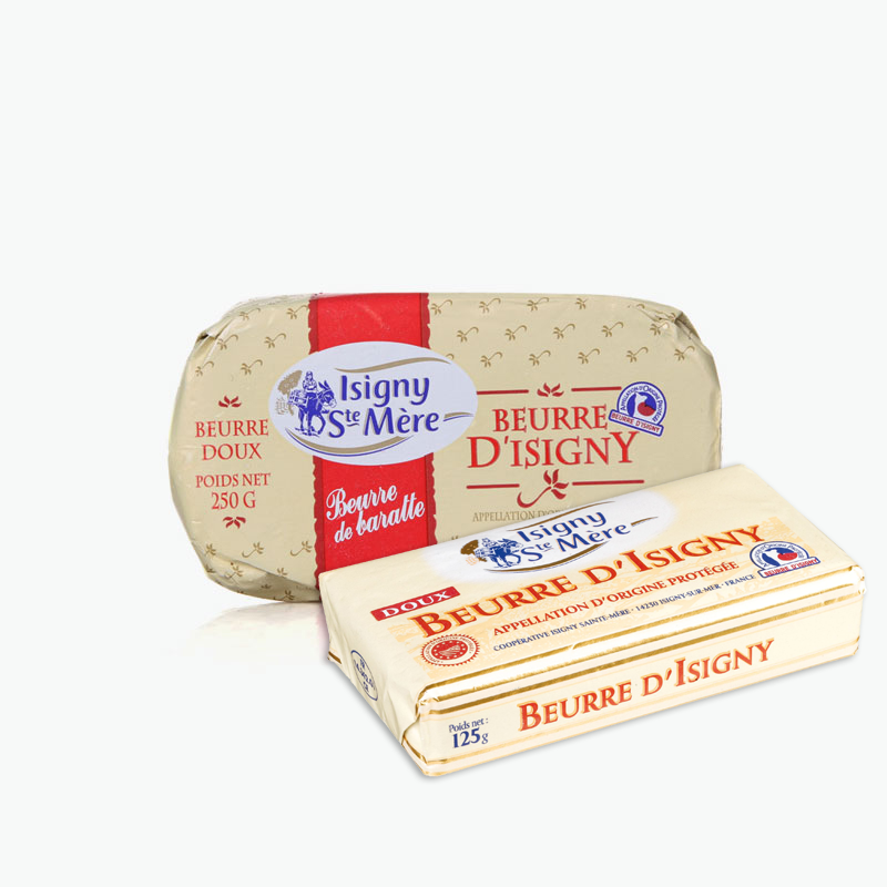 Wholesale Isigny Butter Ovals Sweet 250G- Bulk