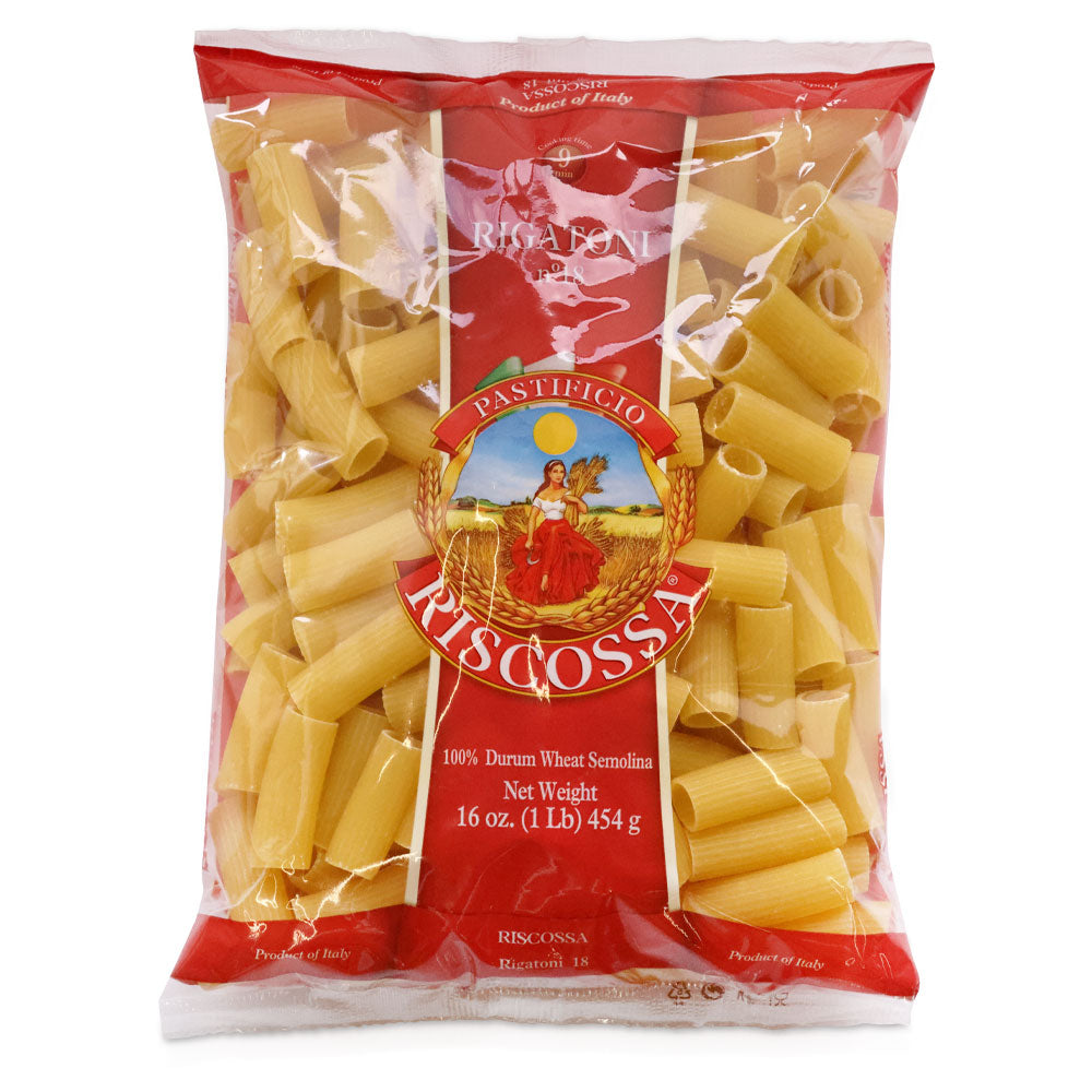 Wholesale Riscossa Each Rigatoni Pasta #18- Bulk