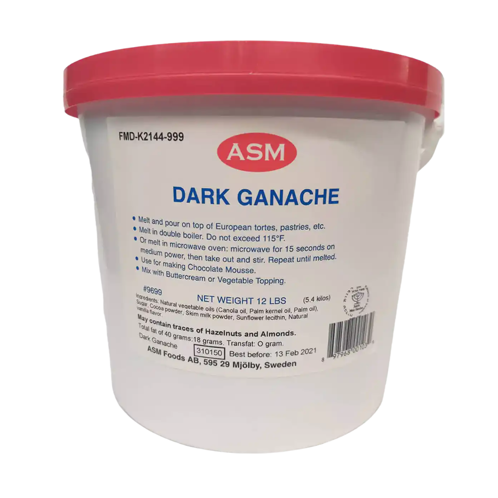 Wholesale Asm Case Dark Chocolate Coating Ganache- Bulk