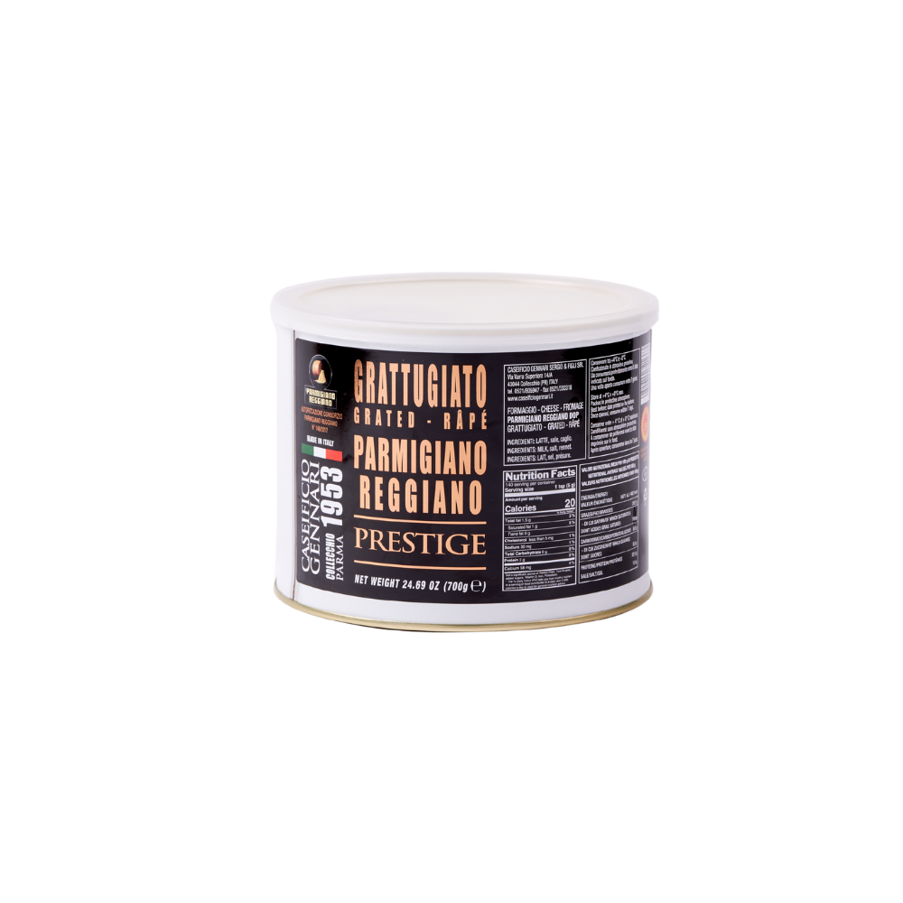 Wholesale Gennari Case Grated Reggiano- Bulk