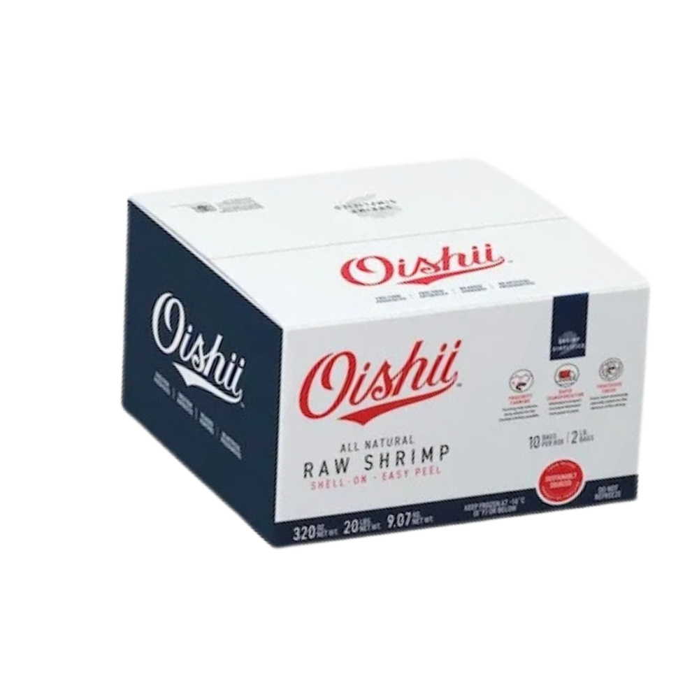 Wholesale Oiishi E-Z Peel U-12 Shrimp | 2 lb- Bulk